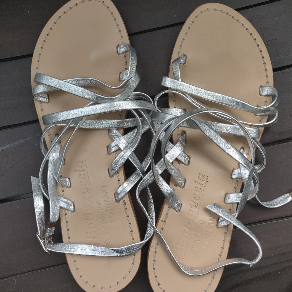 Handmade sandals from positano